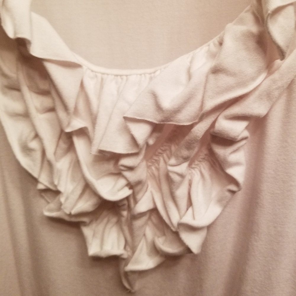 Ruffled tank